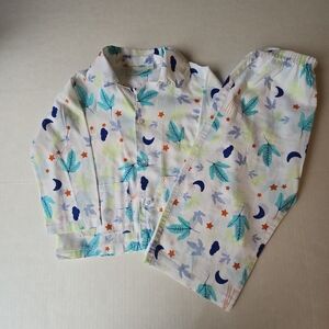 tiki tiki Kids Pajamas with Leaf and Star Print